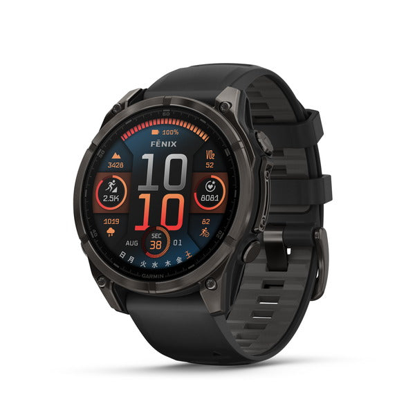 月額23,800~25,800円レンタルプラン：fēnix 8 Sapphire AMOLED 47mm / 51mm フラッグシップGPSウォッチ
