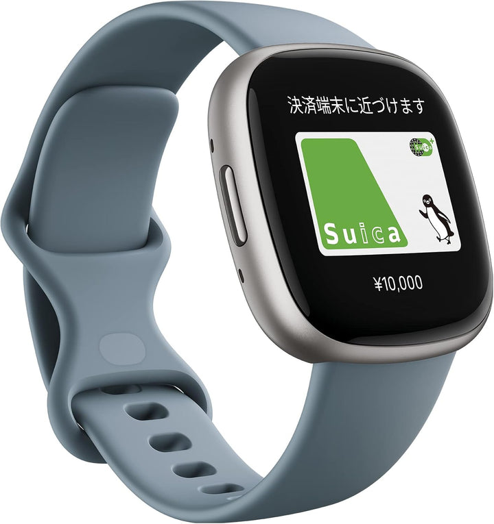月額3,780円レンタルプラン：Fitbit Versa 4 スマートウォッチ GPS搭載  FB523BKBK-FRCJK ブラック