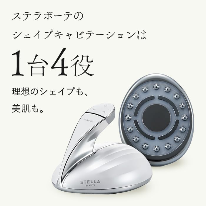 月額3,380円レンタルプラン：STELLA BEAUTE シェイプキャビテーション 美顔器 EMS SB-CAV01-01