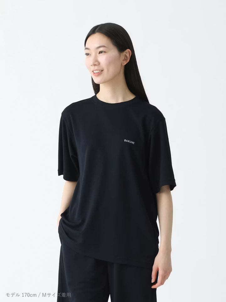 月額2,180円レンタルプラン：BAKUNE スムース 半袖Tシャツ リカバリーウェア