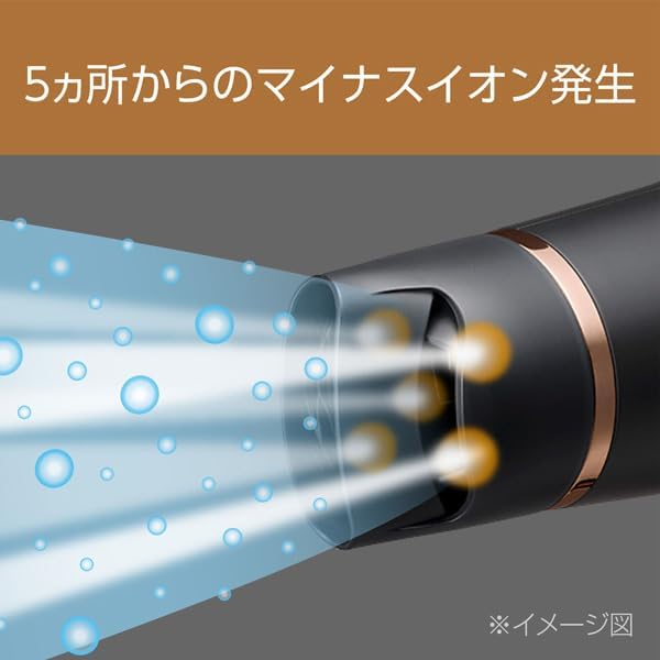 月額2,980円レンタルプラン：コイズミ ダブルファンドライヤー モンスター ヘアケア KHD-W900-K ブラック