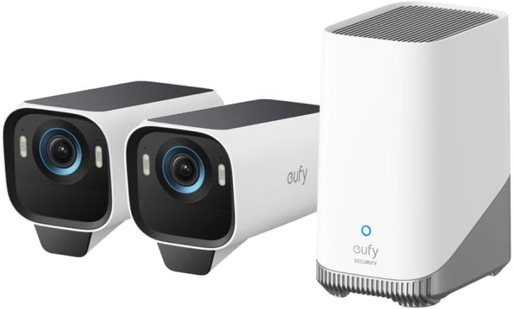 Eufy eufyCam S3 Pro 2-Cam Kit 防犯カメラ 屋外カメラ T88925W1をレンタルできます。