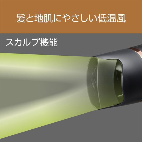 月額2,980円レンタルプラン：コイズミ ダブルファンドライヤー モンスター ヘアケア KHD-W900-K ブラック