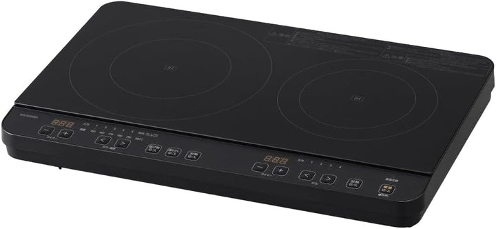 アイリスオーヤマ IHコンロ 2口 1400W IHK-WT41-Bをレンタルできます。