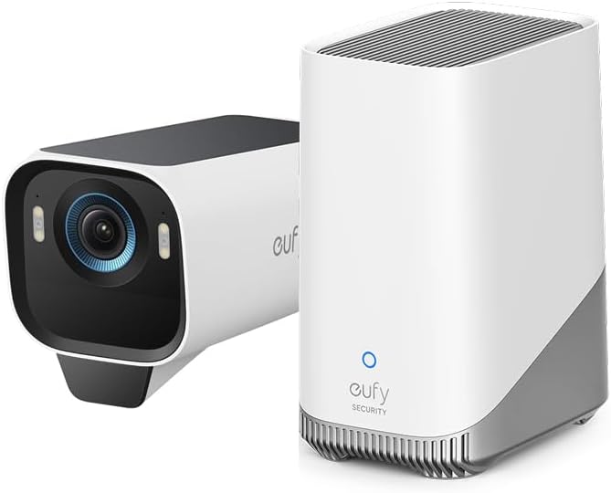 月額6,880~9,800円レンタルプラン：Eufy eufyCam S3 Pro 2-Cam Kit 防犯カメラ 屋外カメラ T88925W1