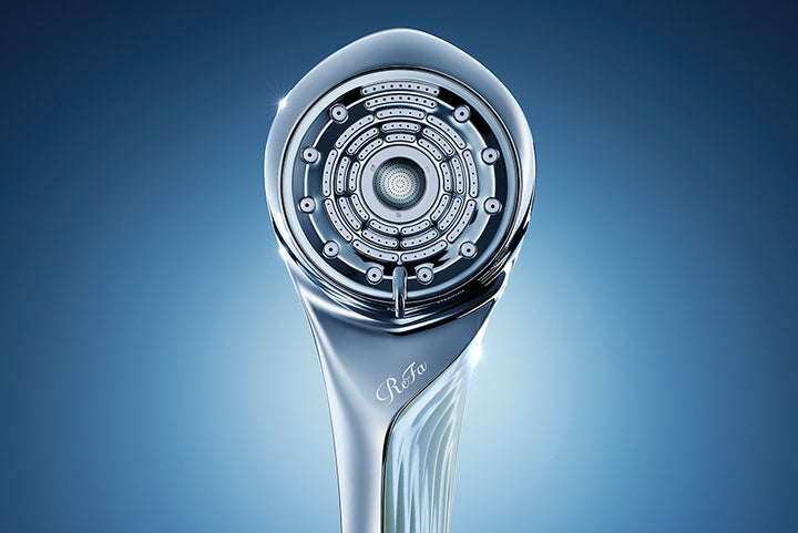 月額5,380～5,880円レンタルプラン：ReFa FINE BUBBLE U+ シャワーヘッド 止水ボタン付き