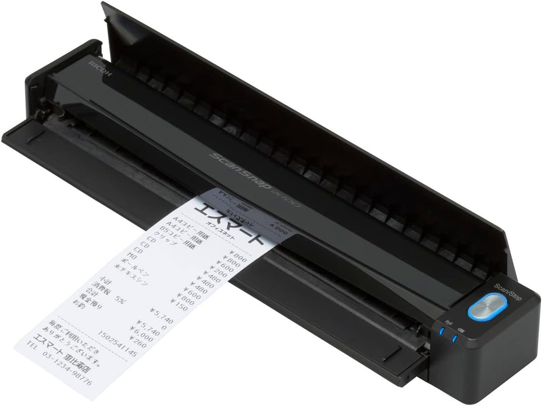 月額3,880円：リコー PFU ドキュメントスキャナー ScanSnap iX100 FI-IX100B ブラック