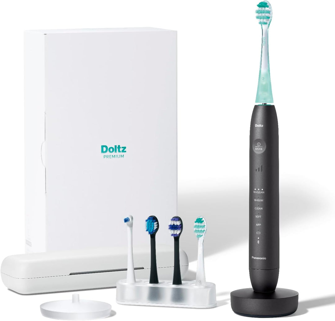 パナソニック W音波振動ハブラシドルツプレミアム スマート 電動ブラシ EW-DT88-Kをレンタルできます。