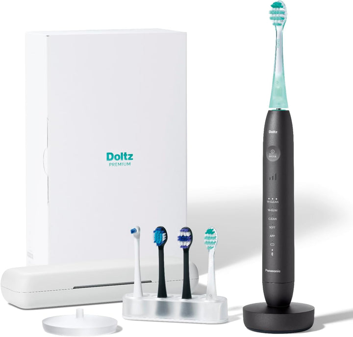 パナソニック W音波振動ハブラシドルツプレミアム スマート 電動ブラシ EW-DT88-Kをレンタルできます。