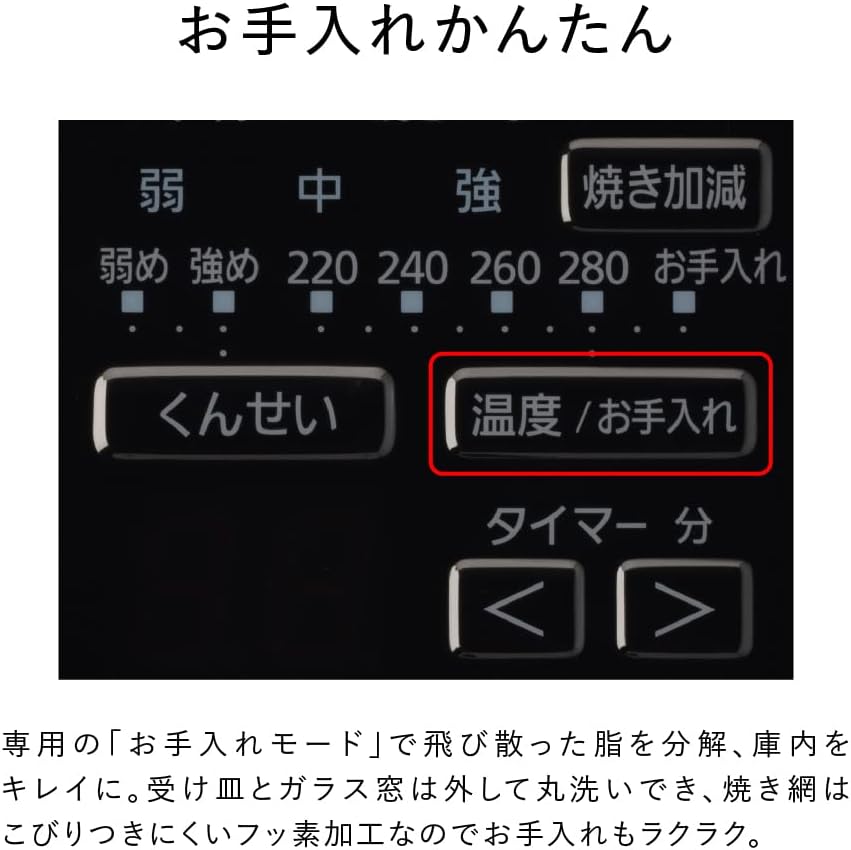 月額3,980円レンタルプラン：パナソニック スモーク＆ロースター けむらん亭 NF-RT1100-K ブラック