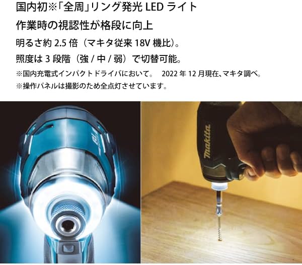 月額3,680円レンタルプラン：Makita 充電式インパクトドライバ TD173DZ