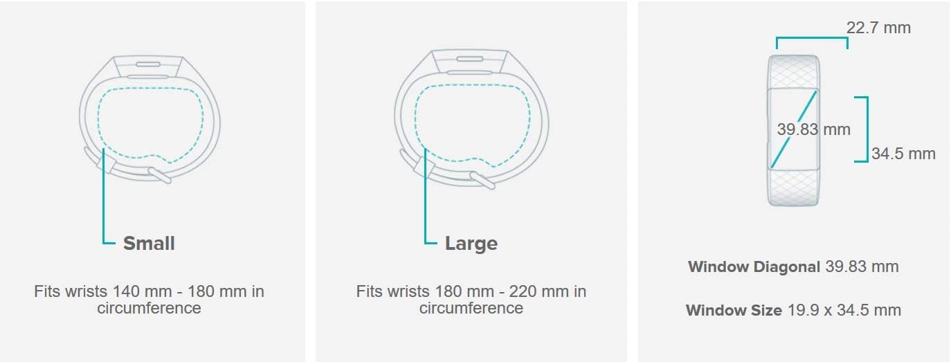 月額4,680円レンタルプラン：Fitbit Charge 3 フィットネストラッカー