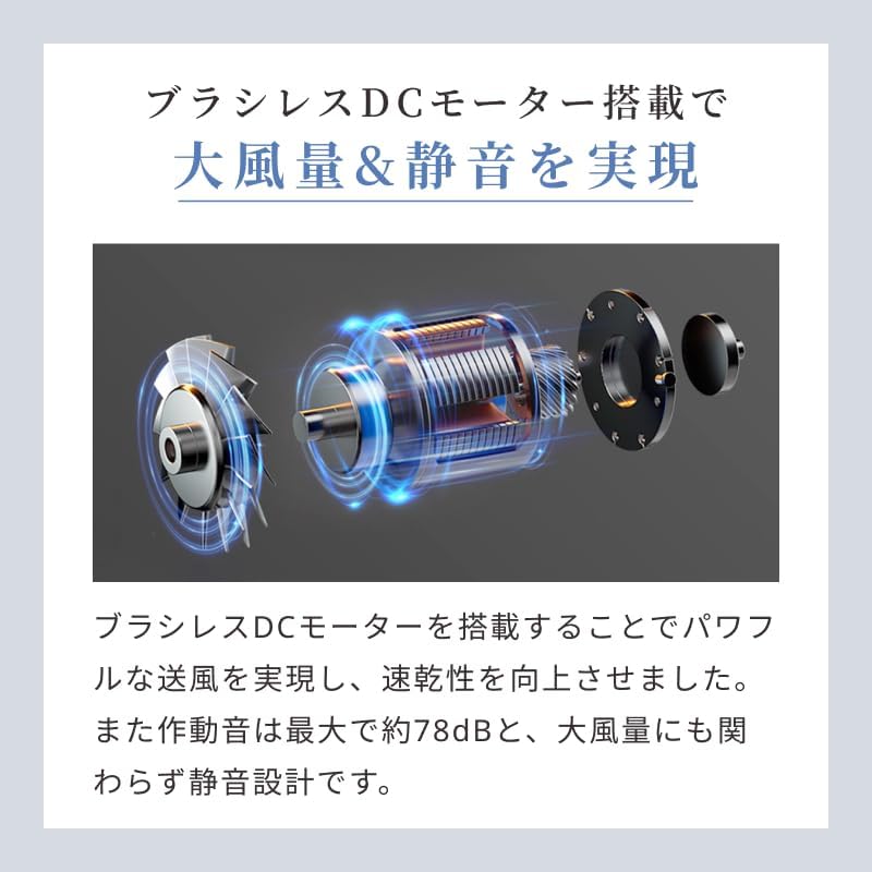 月額2,980円レンタルプラン：QUADS BISARA STICK ヘアドライヤー BSR004-WH