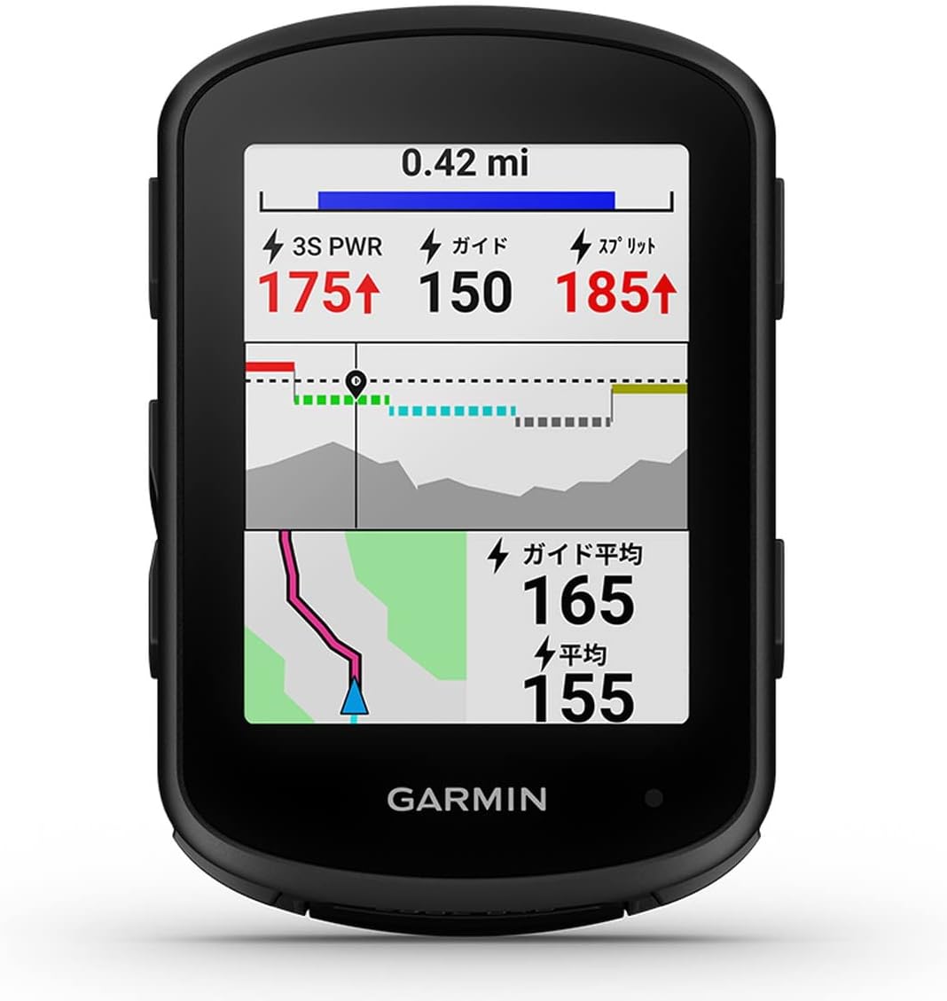 月額12,800円レンタルプラン：GARMIN GPSサイクルコンピューター Edge 840セット ゴルフ測定器 010-02695-16 ブラック