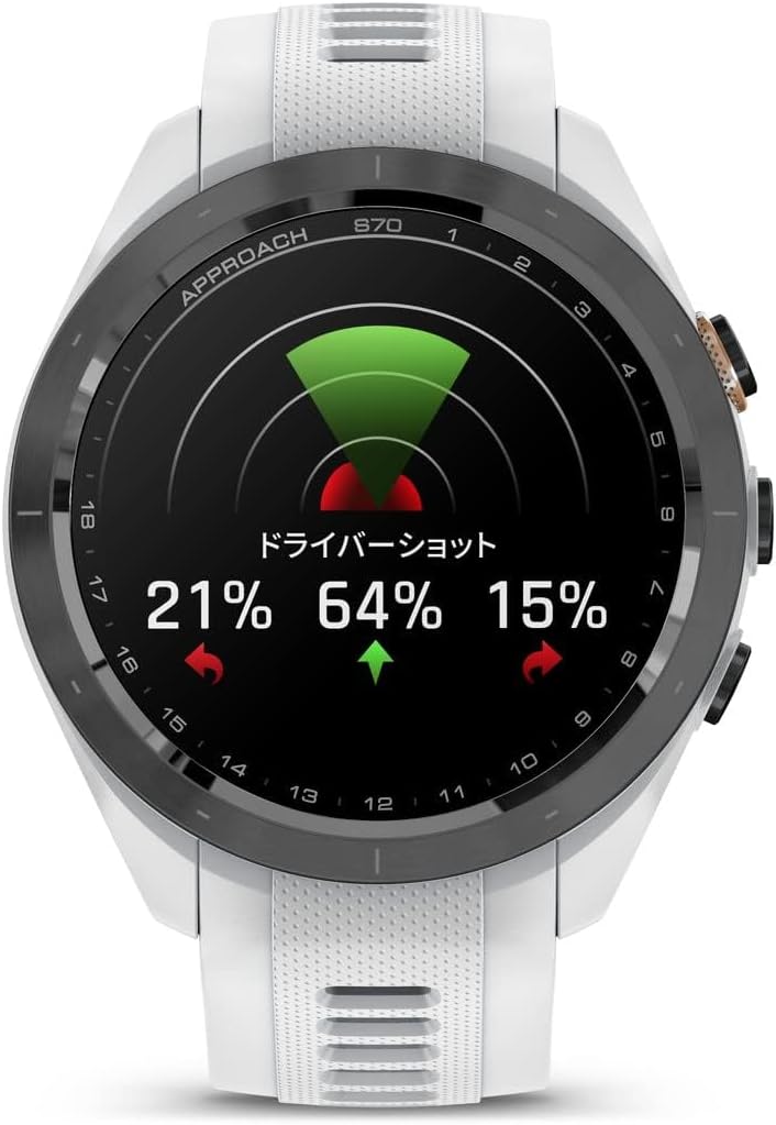 月額11,800円レンタルプラン：GARMIN Approach S70 42mm ゴルフGPSウォッチ スマートウォッチ 010-02746-20