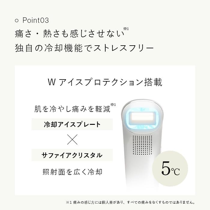 月額6,800円レンタルプラン：STELLA BEAUTE IPL & LED 光美容器 脱毛器 SB-IFD03-GR グレー