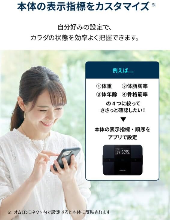 月額2,880円レンタルプラン：オムロン 体重体組成計 カラダスキャン KRD-603T2-W