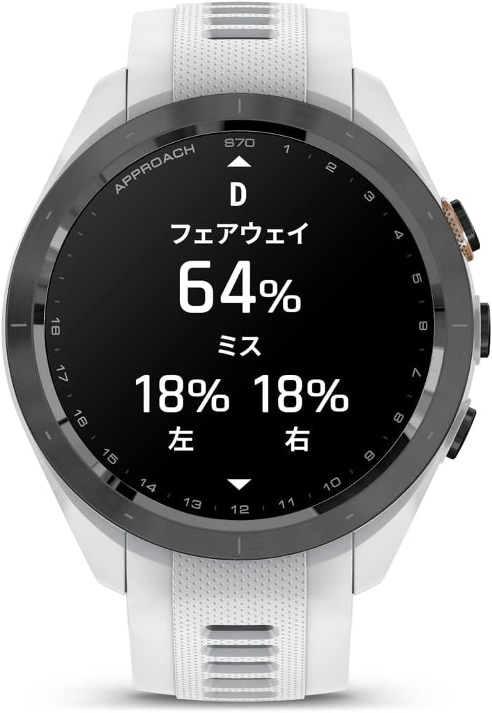 月額11,800円レンタルプラン：GARMIN Approach S70 42mm ゴルフGPSウォッチ スマートウォッチ 010-02746-20