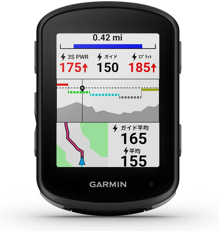 月額12,800円レンタルプラン：GARMIN GPSサイクルコンピューター ゴルフ測定器 Edge 540セット 010-02694-16 ブラック