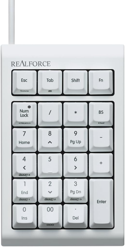 東プレのREALFORCE RT1 テンキーボード T1UX21をレンタルできます。