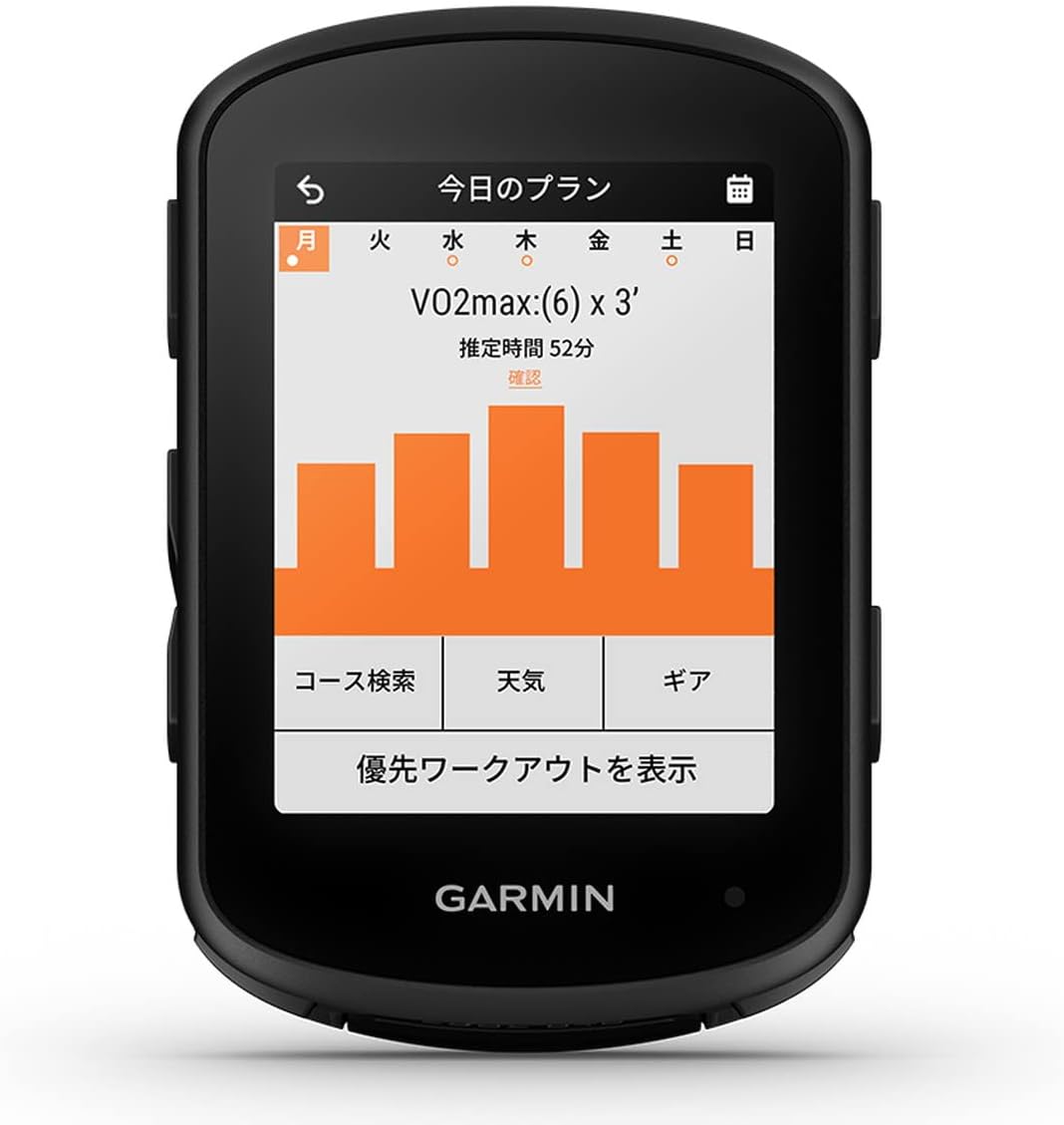 月額12,800円レンタルプラン：GARMIN GPSサイクルコンピューター Edge 840セット ゴルフ測定器 010-02695-16 ブラック
