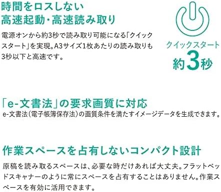 月額9,280円レンタルプラン：リコー PFU ドキュメントスキャナー ScanSnap 高速起動 高速読み取り 高画質 コンパクト 小型 VIテクノロジー SV600 FI-SV600B ホワイト