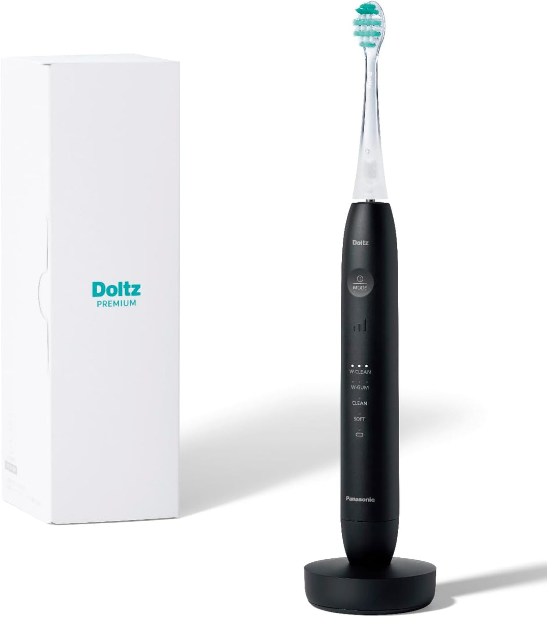 月額3,980円レンタルプラン：パナソニック W音波振動ハブラシ ドルツプレミアム 電動ブラシ 新品ブラシ付き EW-DP38