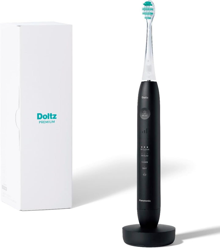 月額3,980円レンタルプラン：パナソニック W音波振動ハブラシ ドルツプレミアム 電動ブラシ 新品ブラシ付き EW-DP38