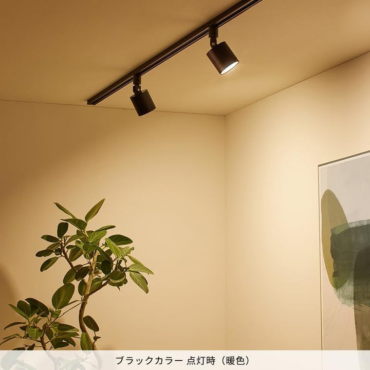 月額2,380円：アートワークスタジオ グリッドスウィンガブルダクトダウンライト AW-0557E-BK ブラック