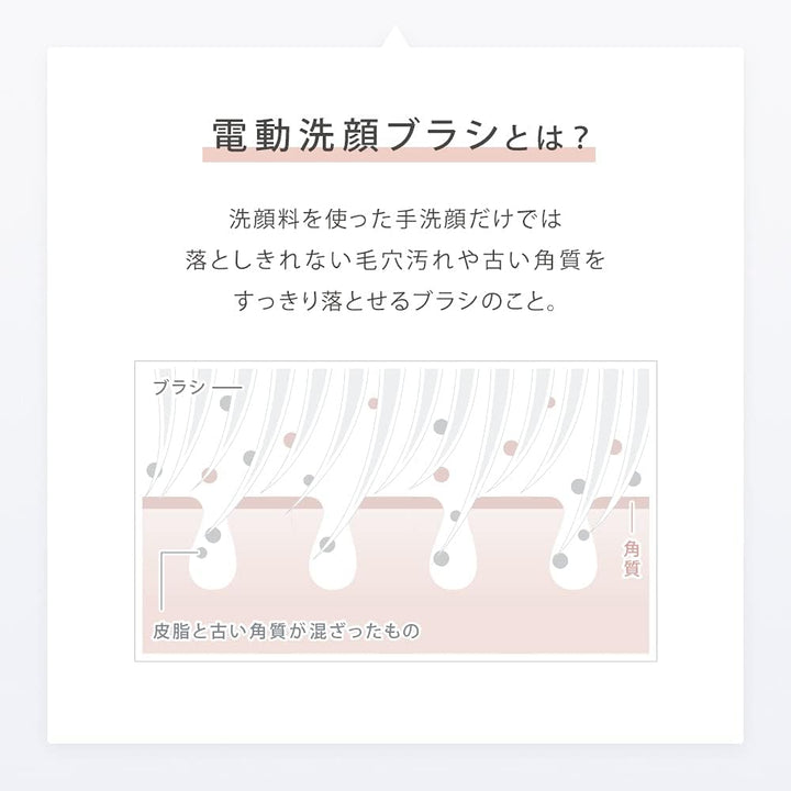 月額2,680円レンタルプラン：SALONIA イオンフェイシャルブラシ＆エクストラクリーミーフォーム 美顔器 SAL21202SL シルバー