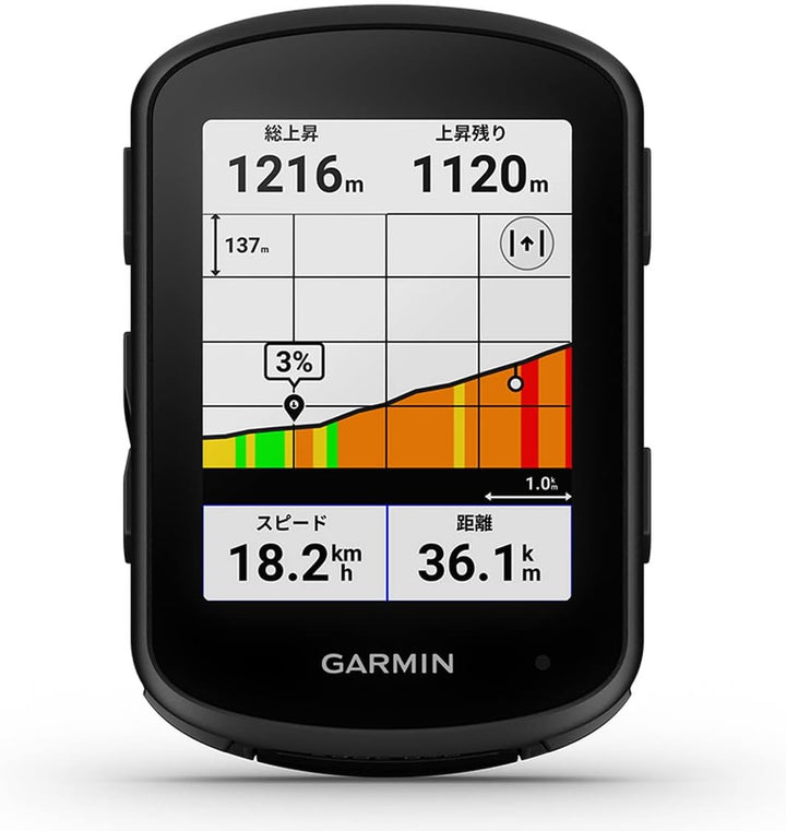 月額12,800円レンタルプラン：GARMIN GPSサイクルコンピューター Edge 840セット ゴルフ測定器 010-02695-16 ブラック