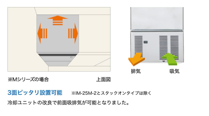 月額32,800円レンタルプラン：ホシザキ 全自動製氷機 キューブアイスメーカー IM-35M-2