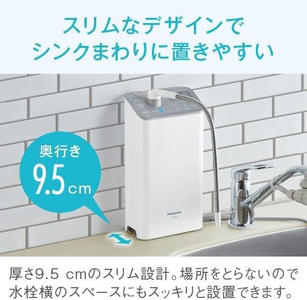 月額8,800円レンタルプラン：パナソニック アルカリイオン整水器 TK-AS47-H ライトグレー
