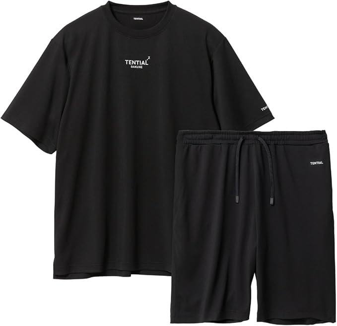 TENTIALのBAKUNE(バクネ) Dry Men's 上下セット(半袖・ショートパンツ) ブラックをレンタルできます。