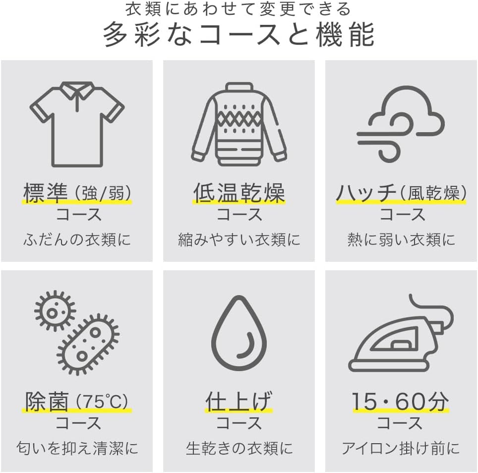 月額9,380円レンタルプラン：日立 衣類乾燥機 6㎏ DE-N60HV ピュアホワイト