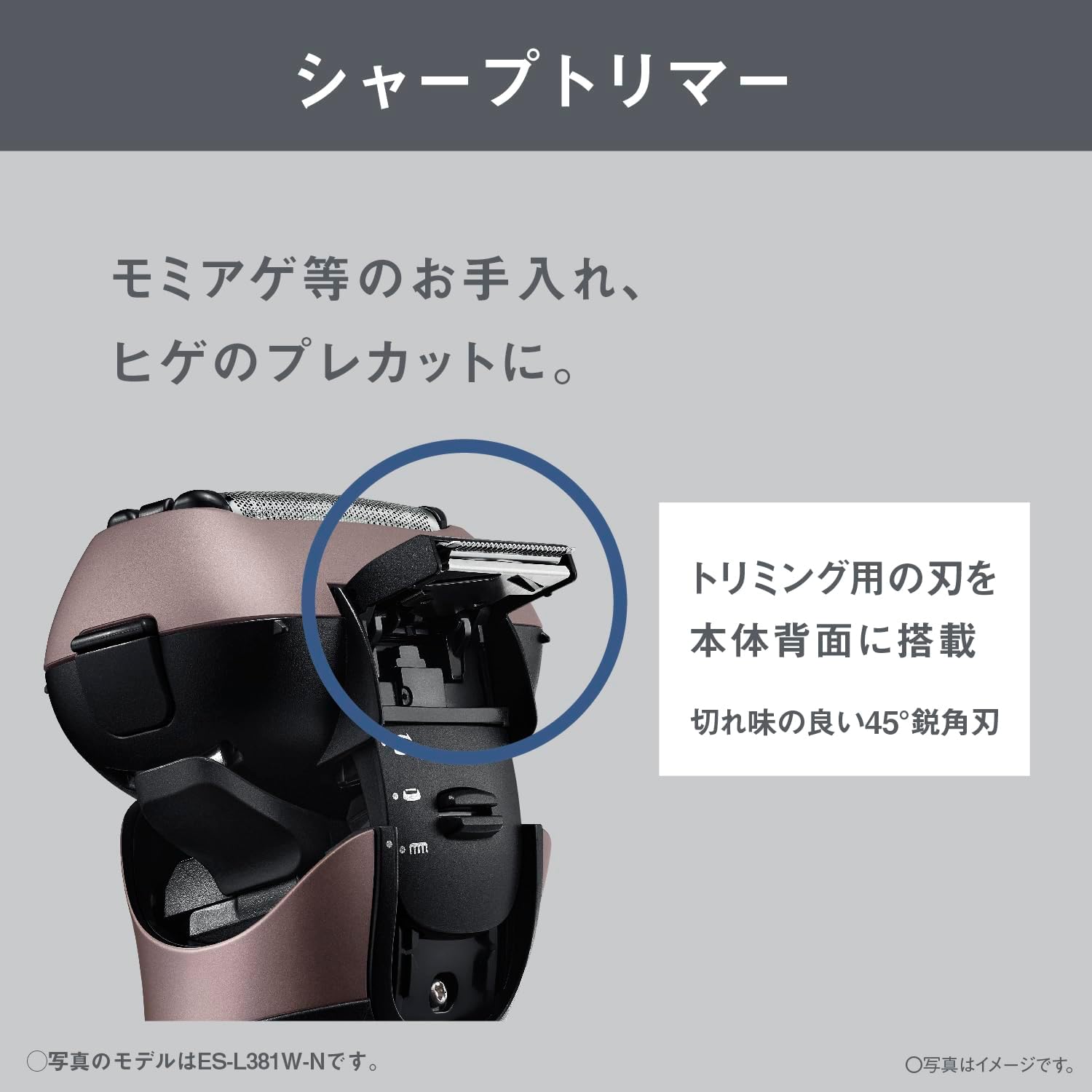月額2,980円レンタルプラン：パナソニック ラムダッシュ 3枚刃