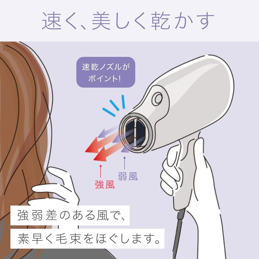 月額2,980円レンタルプラン：パナソニック ヘアードライヤー ナノケア EH-NA9F