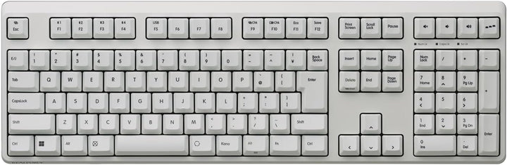 月額5,380円レンタルプラン：REALFORCE R4 キーボード ハイブリッド テンキーあり 日本語配列 FULL R4HA ホワイト