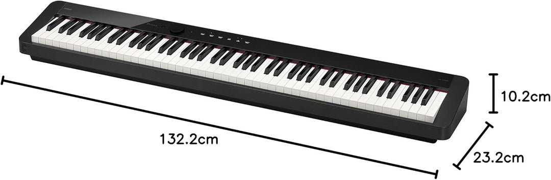 月額12,800円：CASIO 電子ピアノ Privia PX-S1100BK ブラック
