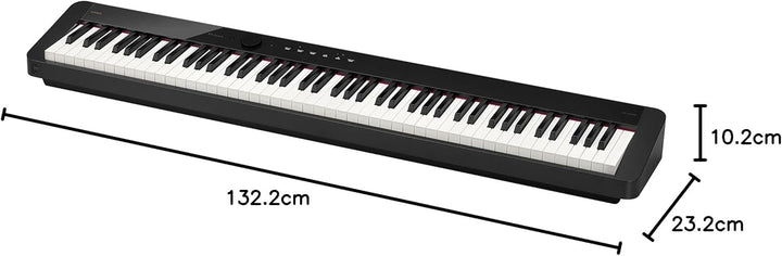 月額12,800円：CASIO 電子ピアノ Privia PX-S1100BK ブラック
