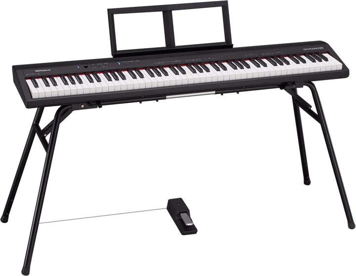 月額6,280円：ROLAND 電子ピアノ GO:PIANO88 GO-88P ブラック