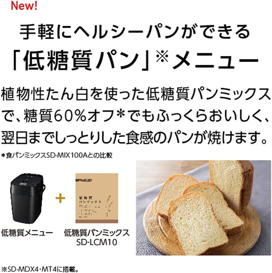 月額3,980円レンタルプラン：パナソニック ホームベーカリー SD-MT4-W