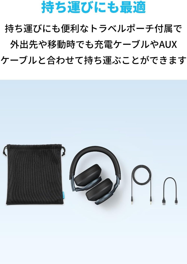 月額1,280円レンタルプラン：Anker Soundcore Space One ヘッドホン A3035011