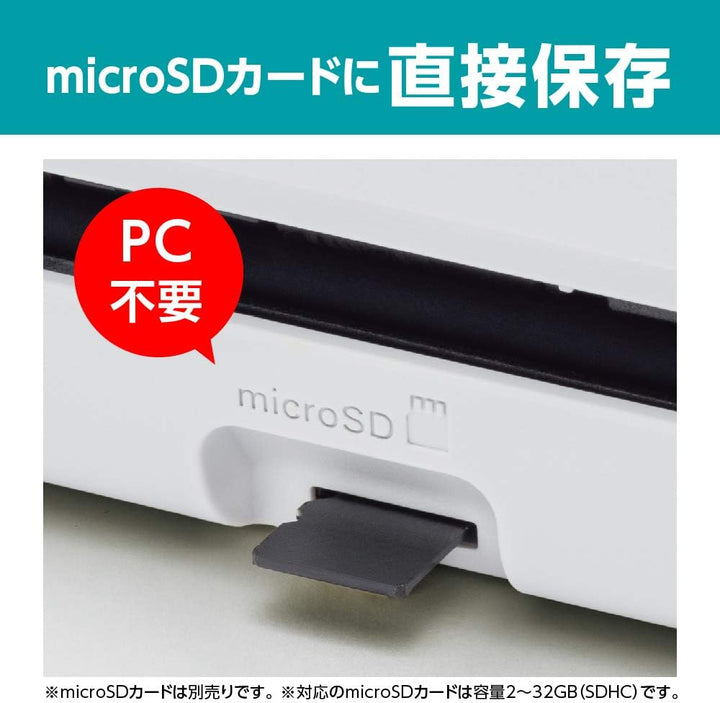 月額3,080円レンタルプラン：ブラザー ドキュメントスキャナー 高速両面スキャン コンパクト 省スペース化 microSDカードに直接保存 スマホ連携 MDS-940DW ホワイト