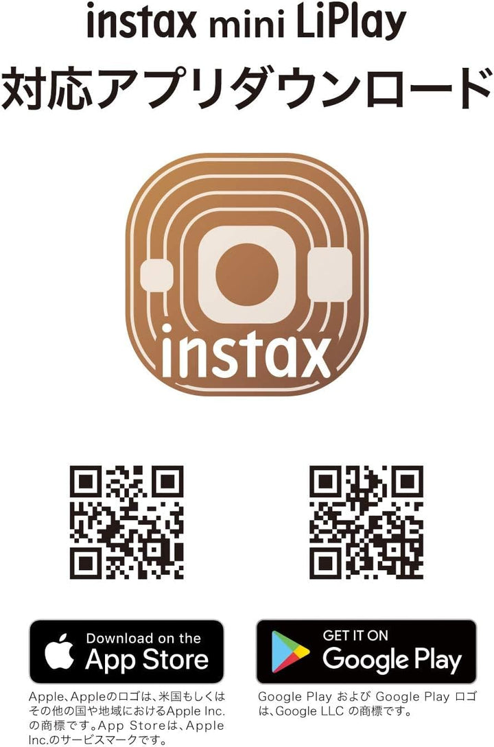 月額3,680円レンタルプラン：富士フイルム チェキ instax mini LiPlay INSMINIHM1ELEGANTBLACK エレガントブラック