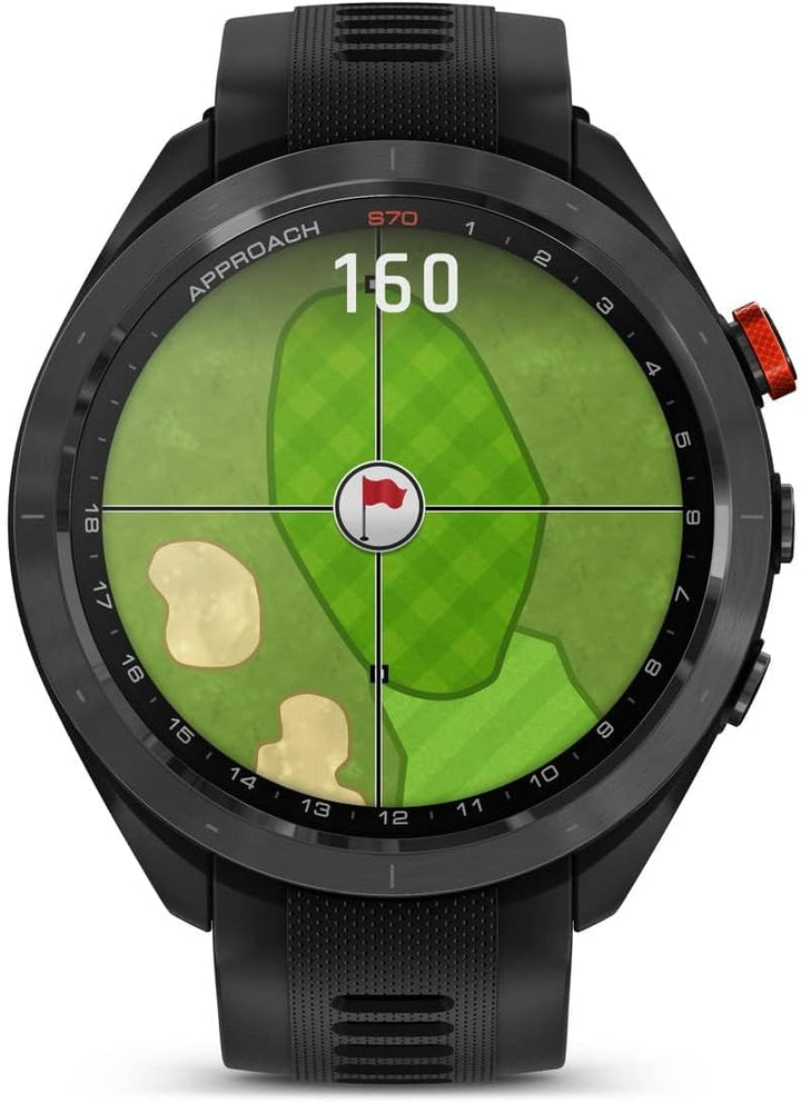 月額12,800円レンタルプラン：GARMIN Approach S70 47mm フラッグシップゴルフGPSウォッチ スマートウォッチ 010-02746-22