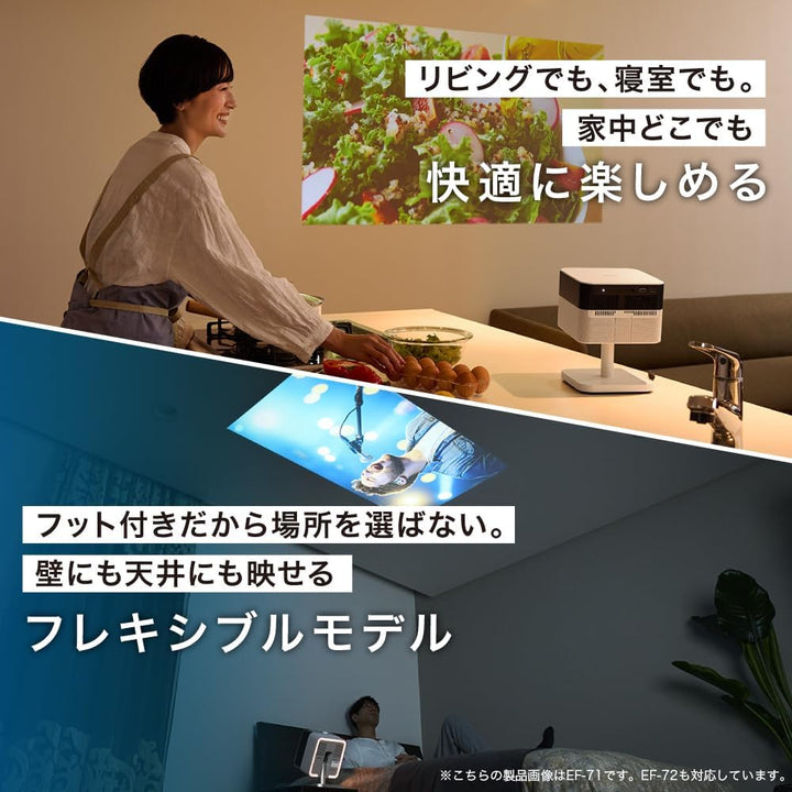 月額28,800円レンタルプラン：エプソン 家庭用プロジェクター LIFESTUDIO FLEX EF-72