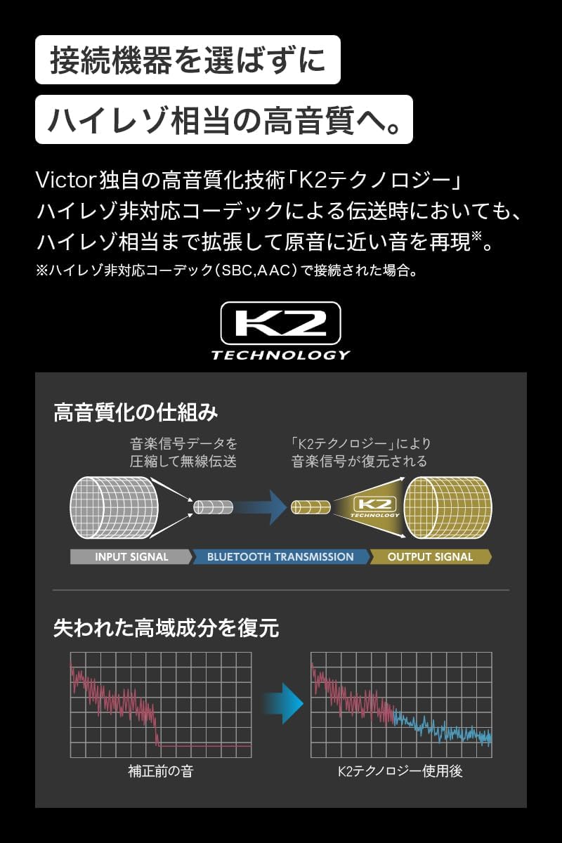 月額5,980円レンタルプラン：JVCケンウッド Victor WOOD master ワイヤレスイヤホン HA-FW5000T