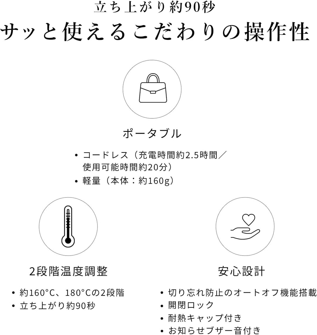 月額2,680円レンタルプラン：ReFa FINGER IRON ST RE-AS05A ピンク