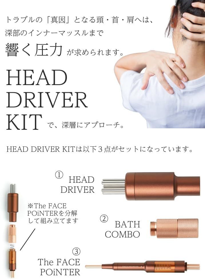 月額6,980円レンタルプラン：COREFIT HEAD DRIVER KIT 7th 美顔器